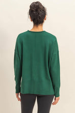Load image into Gallery viewer, Sylvia- Round Roll Neck Drop Shoulder Sweater
