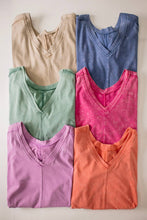 Load image into Gallery viewer, Esme- Mineral Washed Oversized Casual Knit Romper
