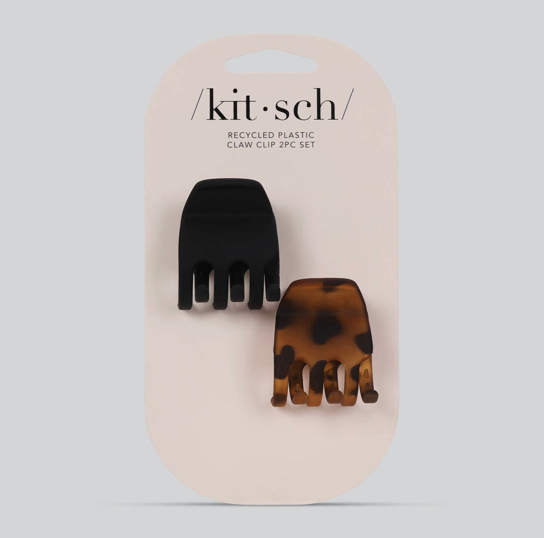 Claw Clips Medium Black & Tortoise